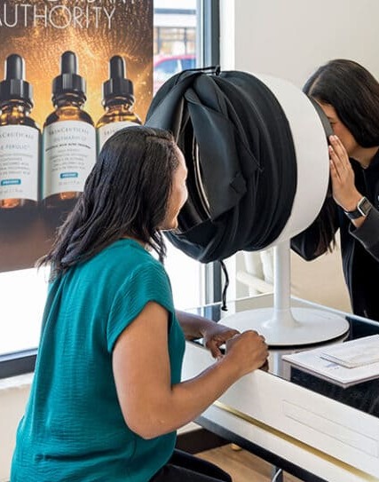 SkinCeuticals digital skin scan analysis during every CO₂ laser consultation
